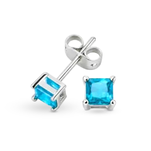 Türkisblaue Ohrstecker